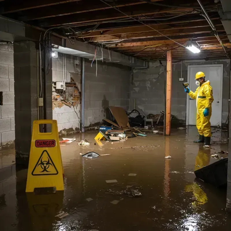 Flooded Basement Electrical Hazard in Colorado City, CO Property